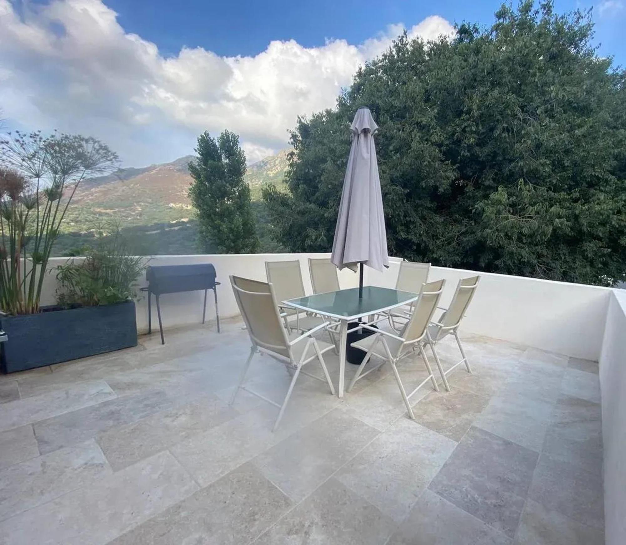 Appartement Duplex Entre Mer Et Montagne Feliceto 80 M² Balcon Εξωτερικό φωτογραφία